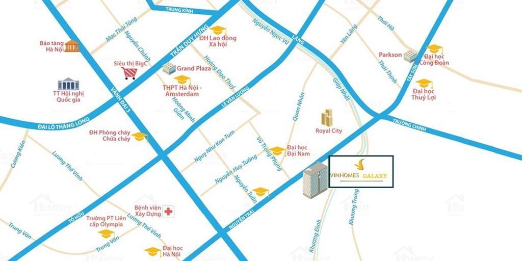 Nguyễn Trãi, Hà Nội